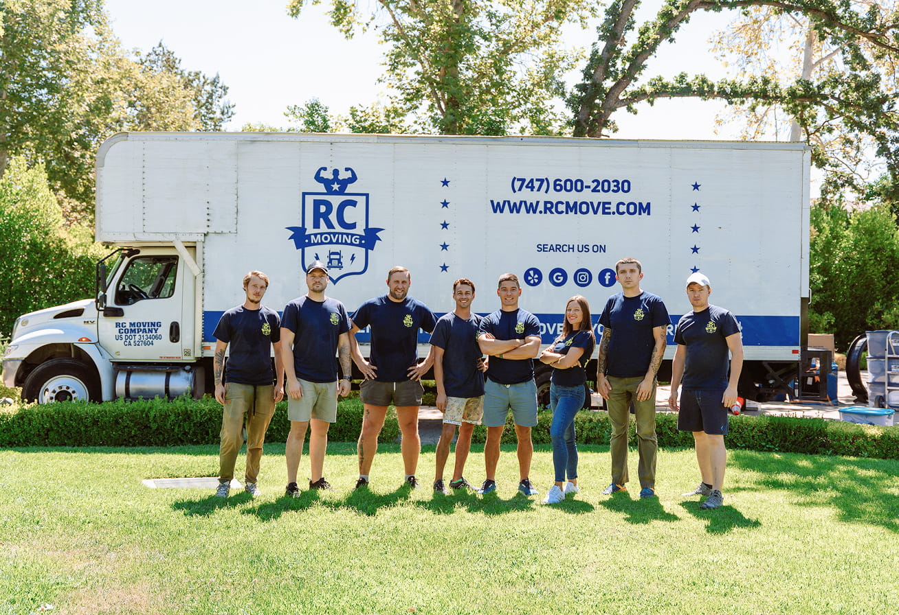 RC Moving crew handling a residential move